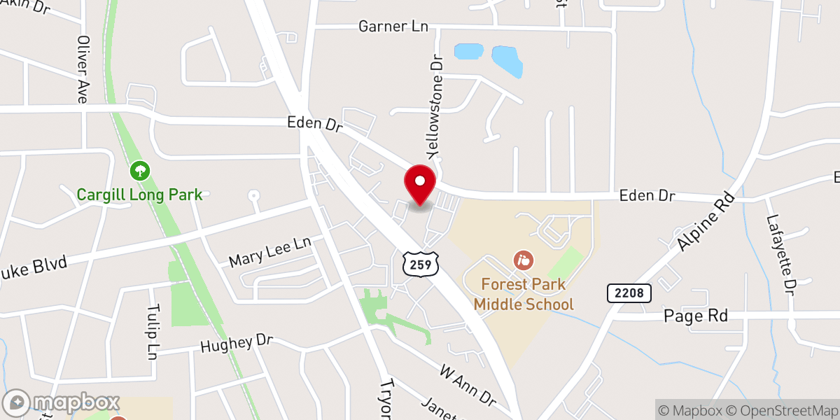 Map showing location of The Sanctuary Church