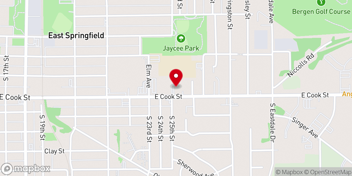Map showing location of Capital City Church of God