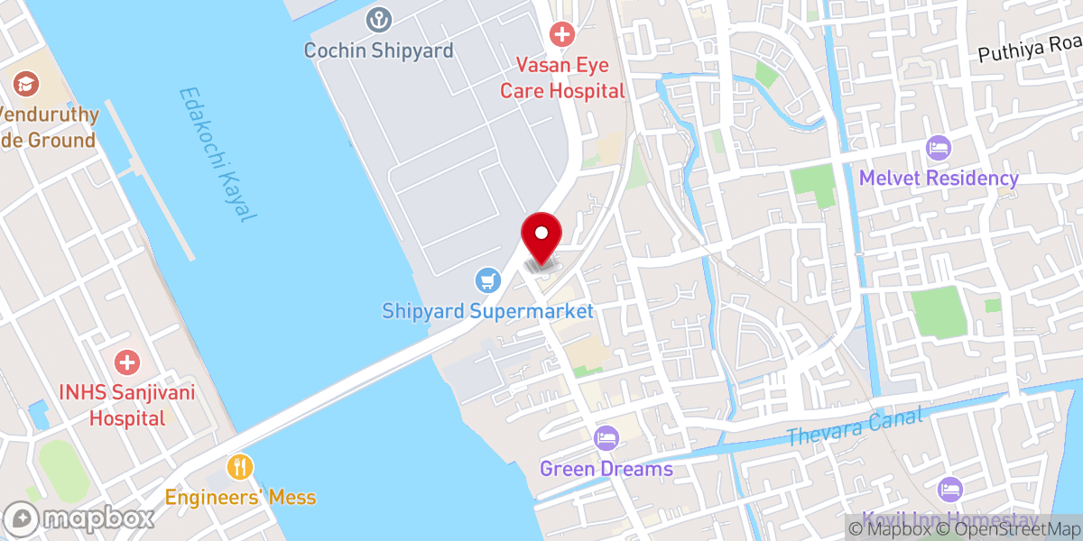 Map showing location of Community of Grace Church