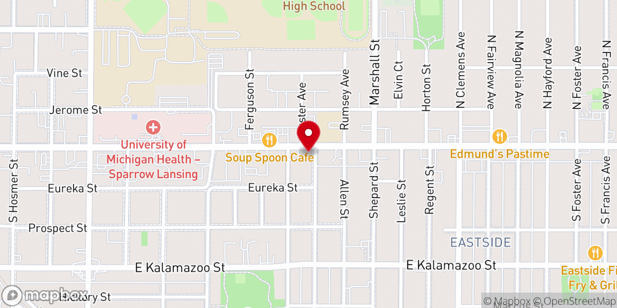 Map showing location of St Vincent De Paul Resurrection