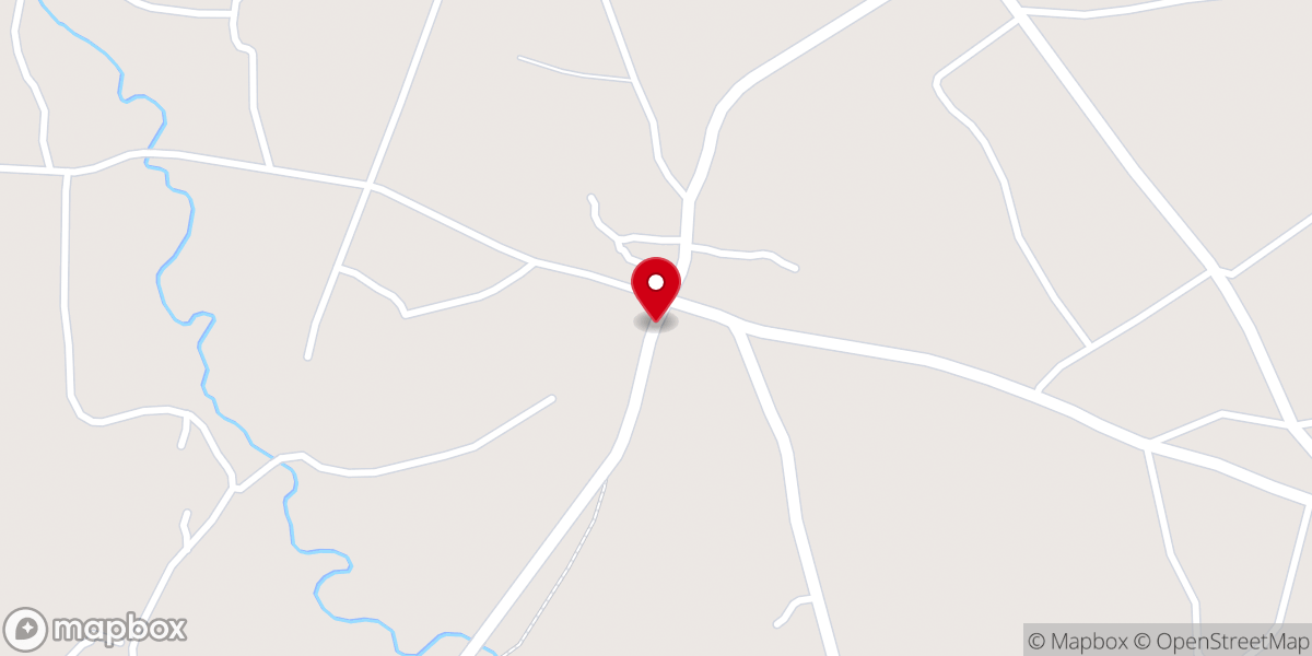 Map showing location of Holy Cross Catholic Church