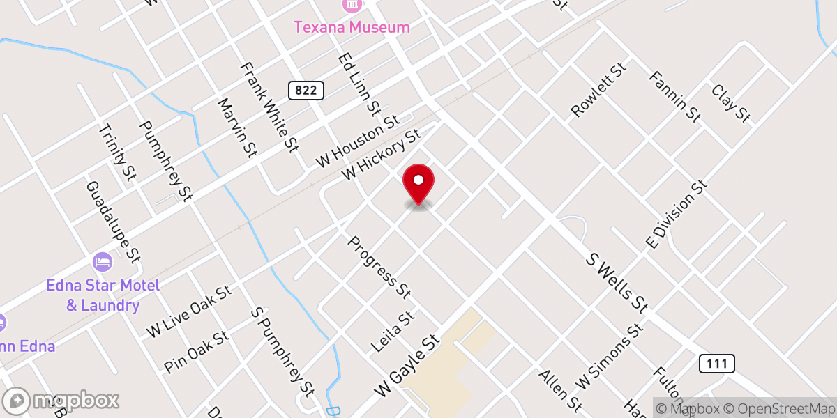 Map showing location of Allen Memorial Presbyterian Church