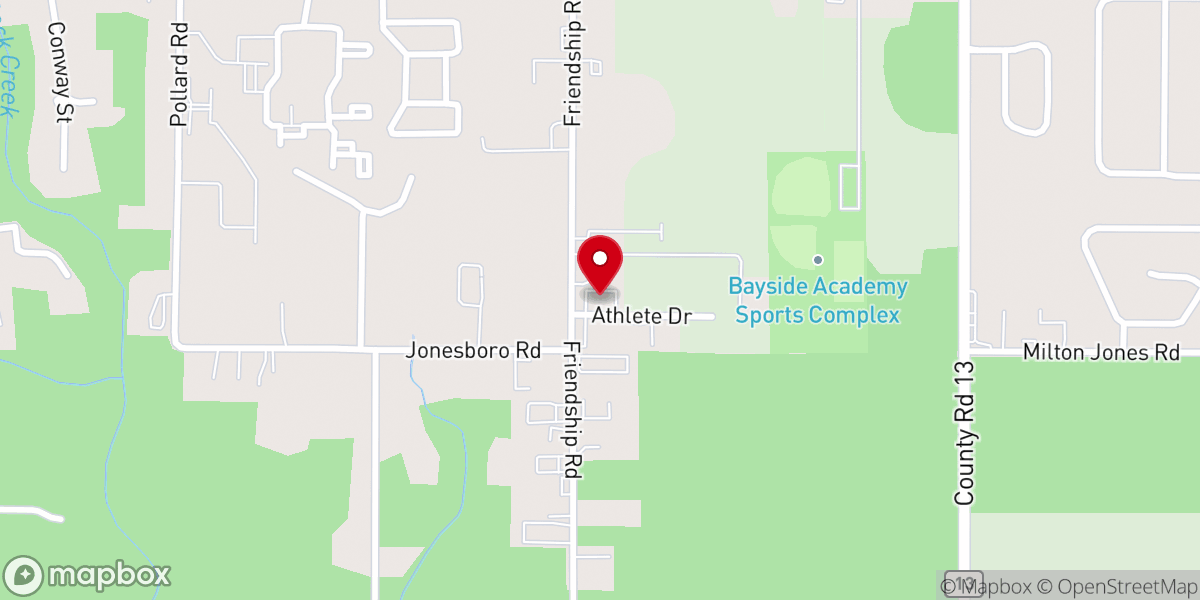 Map showing location of Exalt Community Church