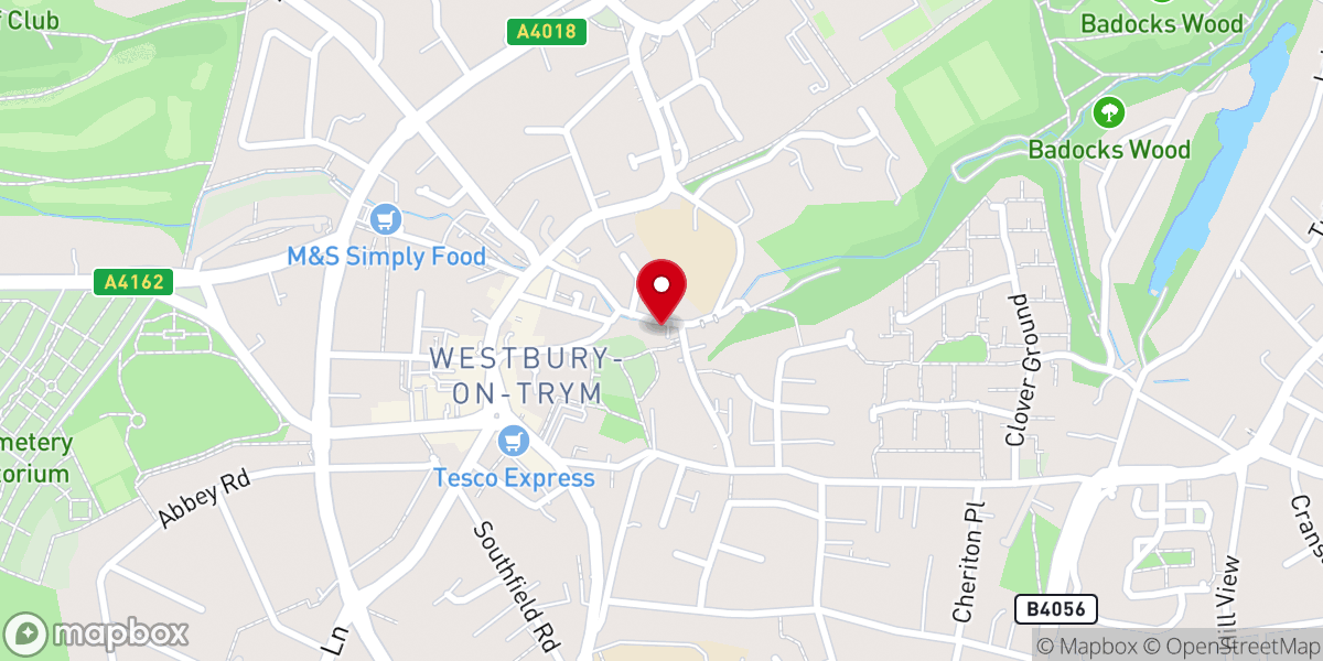 Map showing location of River of Life Christian Centre