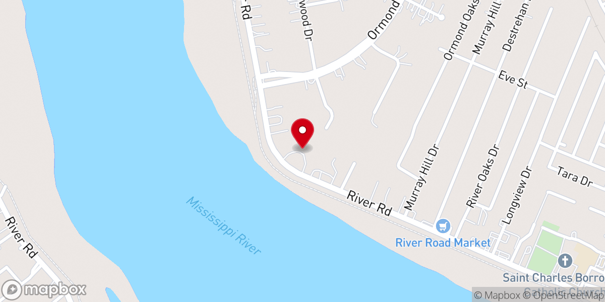 Map showing location of Ormond Manor