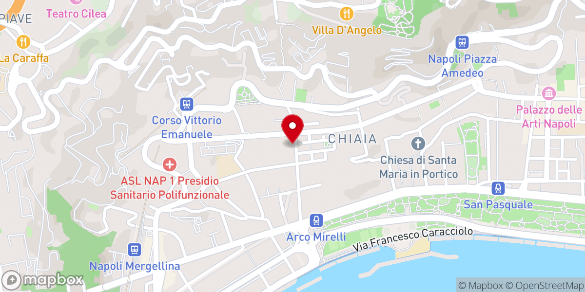Map showing location of Monastero di San Giovanni e Santa Teresa