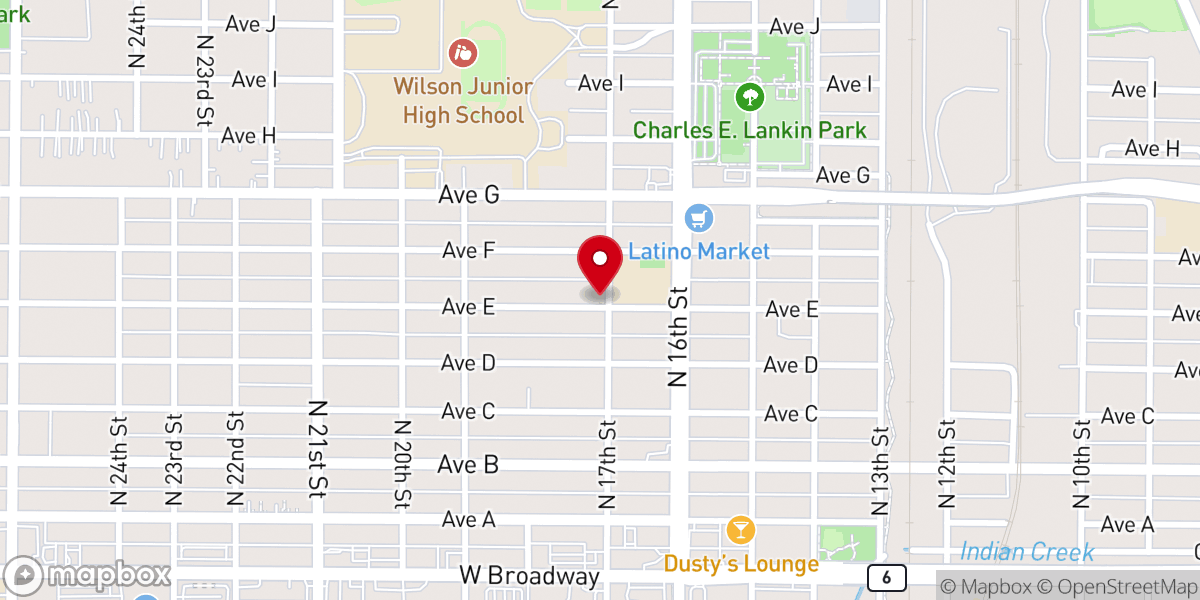 Map showing location of Abundant Life Lighthouse