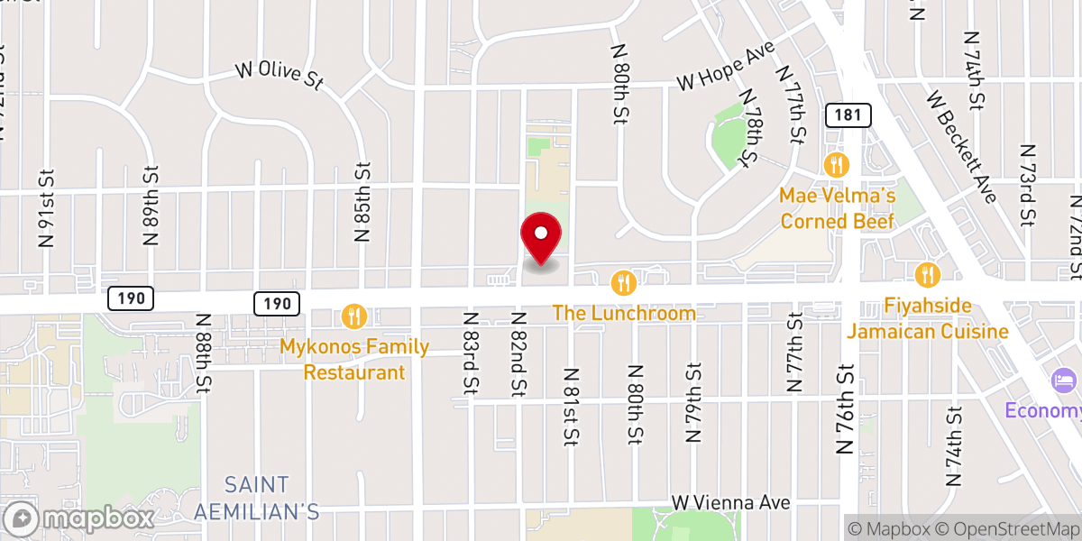 Map showing location of South Wisconsin District of The Lutheran Church—Missouri Synod
