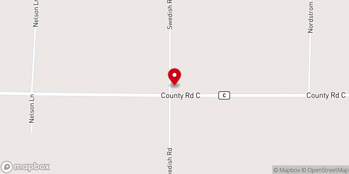 Map showing location of Bethany Lutheran Church