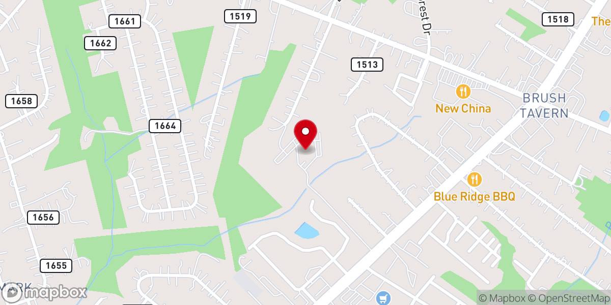 Map showing location of Family Life Church