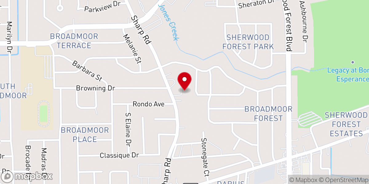 Map showing location of The New Ruach Christian Church