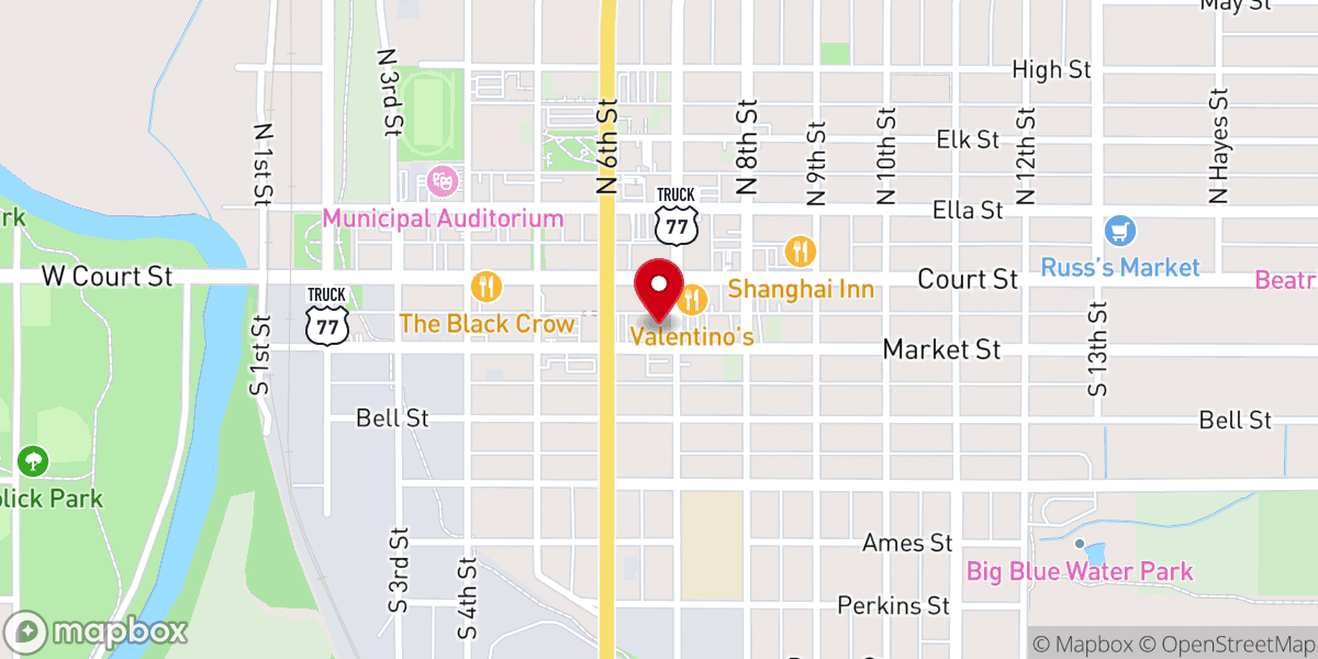 Map showing location of The Salvation Army of Beatrice