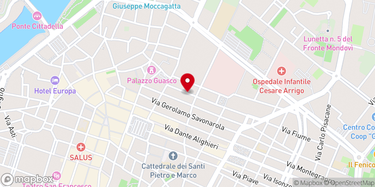Map showing location of Padri Domenicani Ass. Pier Giorgio Frassati