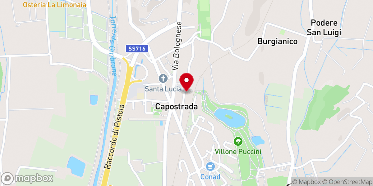 Map showing location of Chiesa della Madonna della Salute