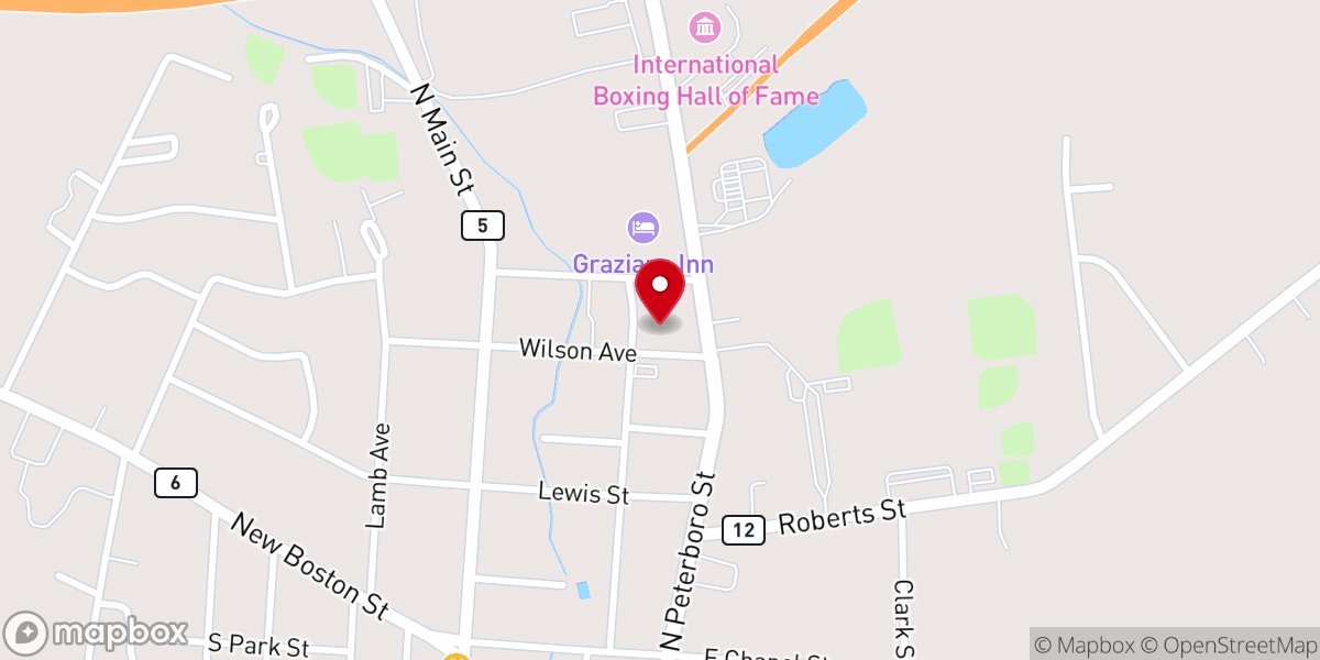 Map showing location of St Agatha's Parish