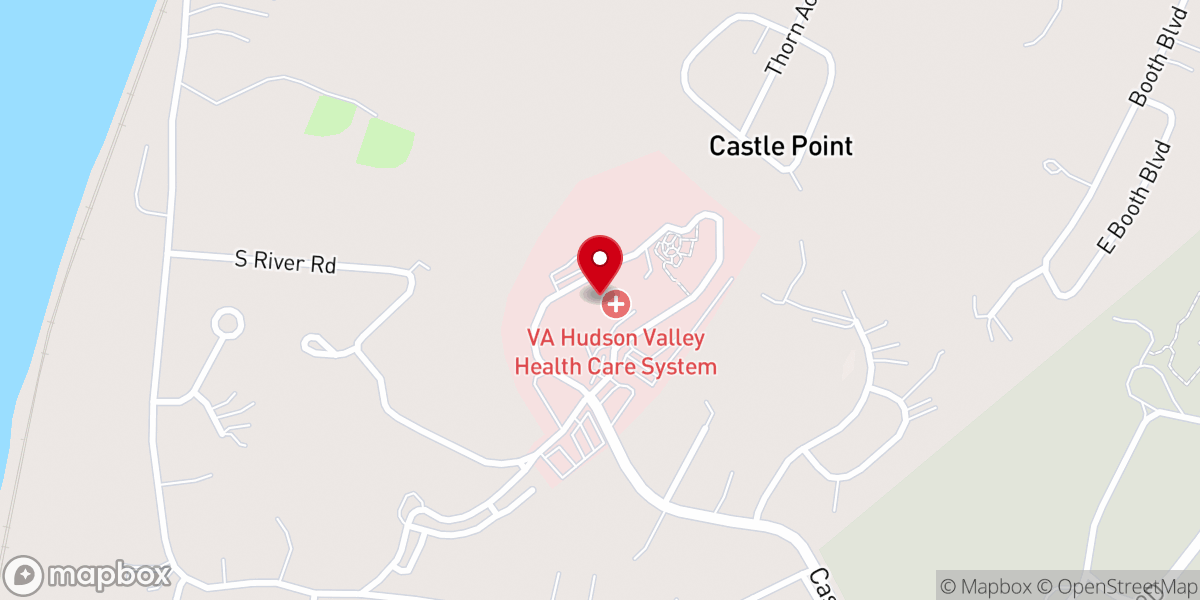 Map showing location of CASTLE POINT VA MEDICAL CENTER