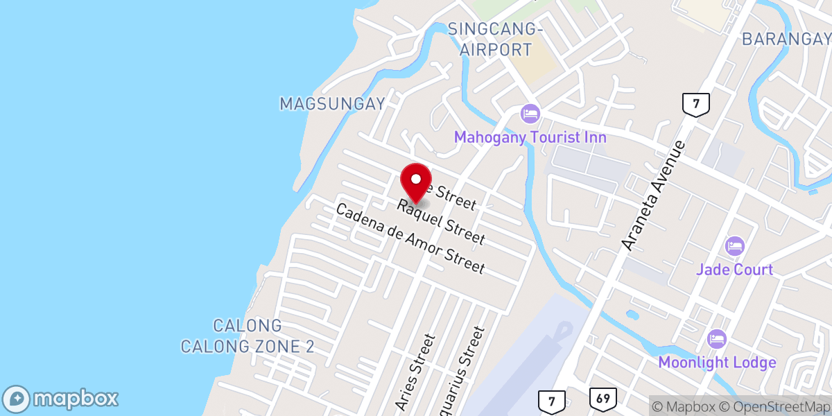 Map showing location of Grotto of St. Padre Pio