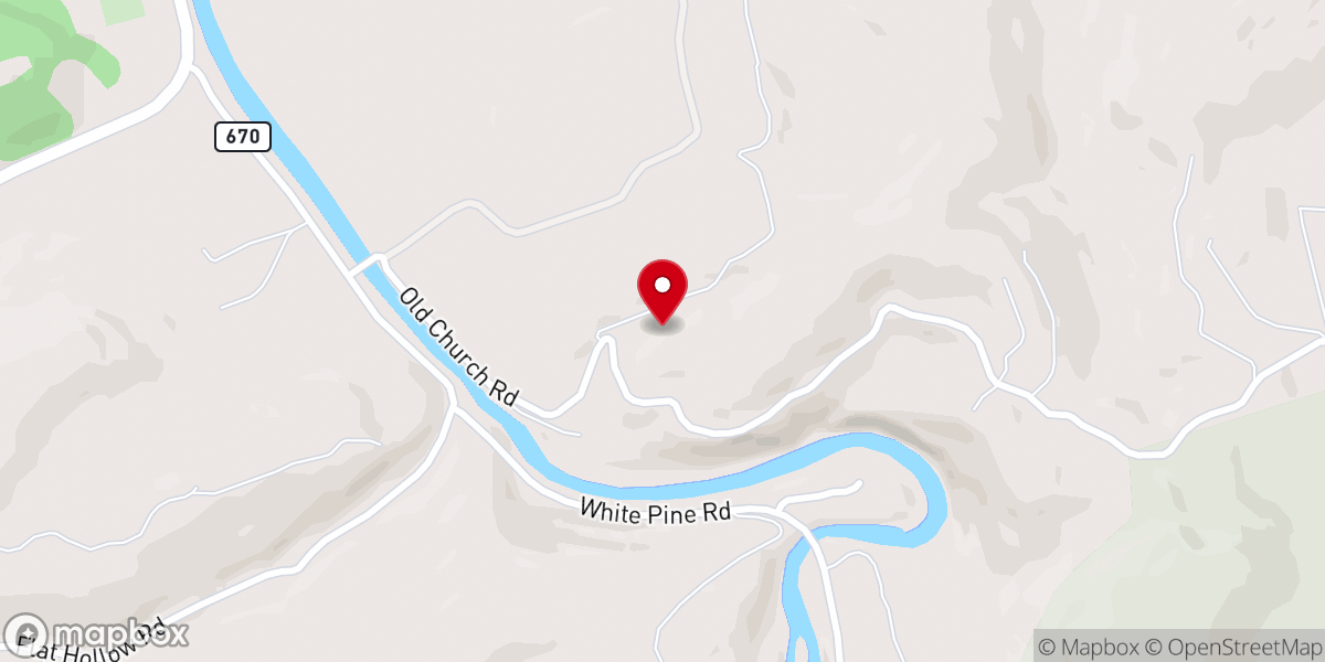 Map showing location of Hillside Sheds, L.L.C.