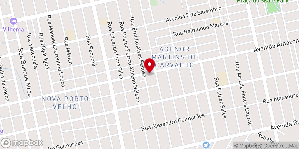 Map showing location of Igreja Evangelica Jesus é a Verdade (TEMPLO SEDE)