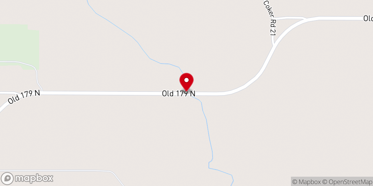 Map showing location of Mount Vernon Church