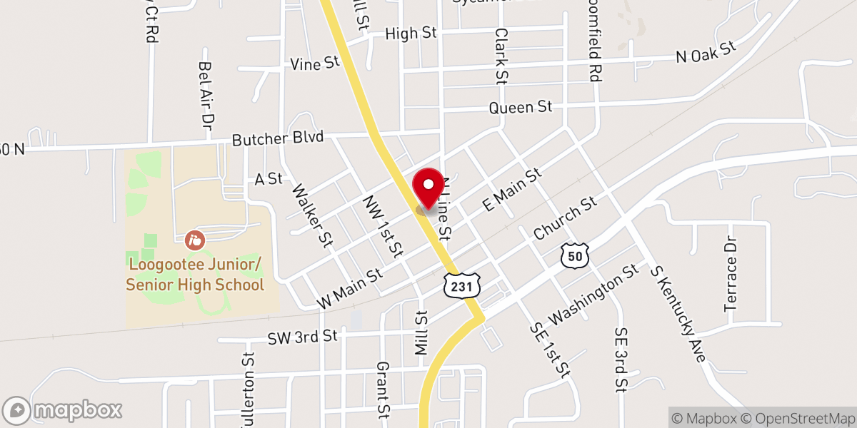 Map showing location of New Beginnings Community Church