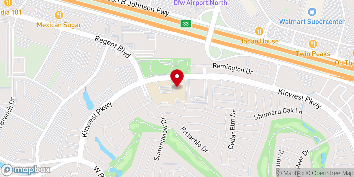Map showing location of BERAKAH MINISTRIES Church Irving