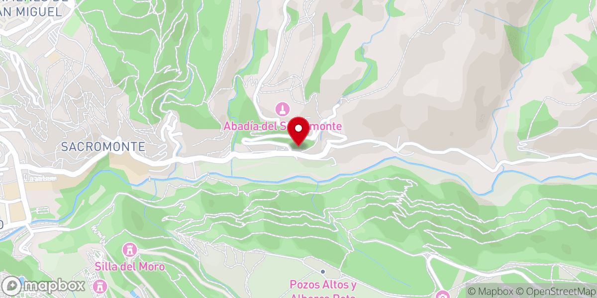 Map showing location of Ermita del Santo Sepulcro del Sacromonte