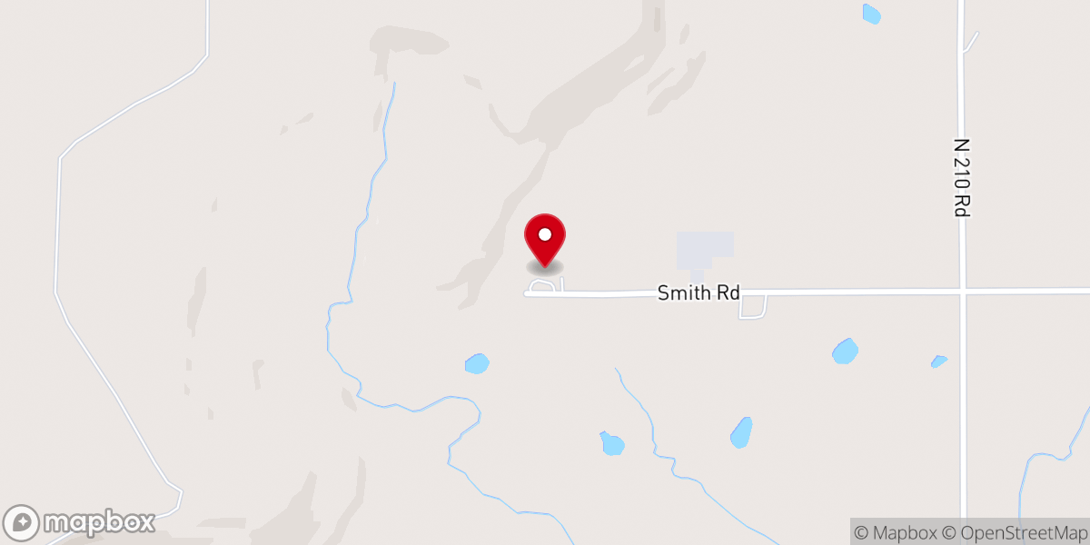 Map showing location of Northwest Baptist Church