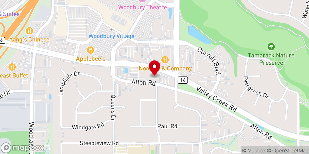 Map showing location of Church for garage saling