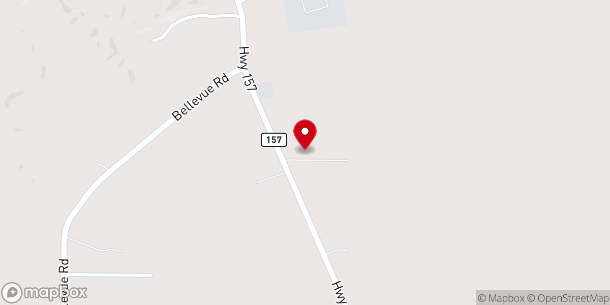 Map showing location of Mount Canaan Church