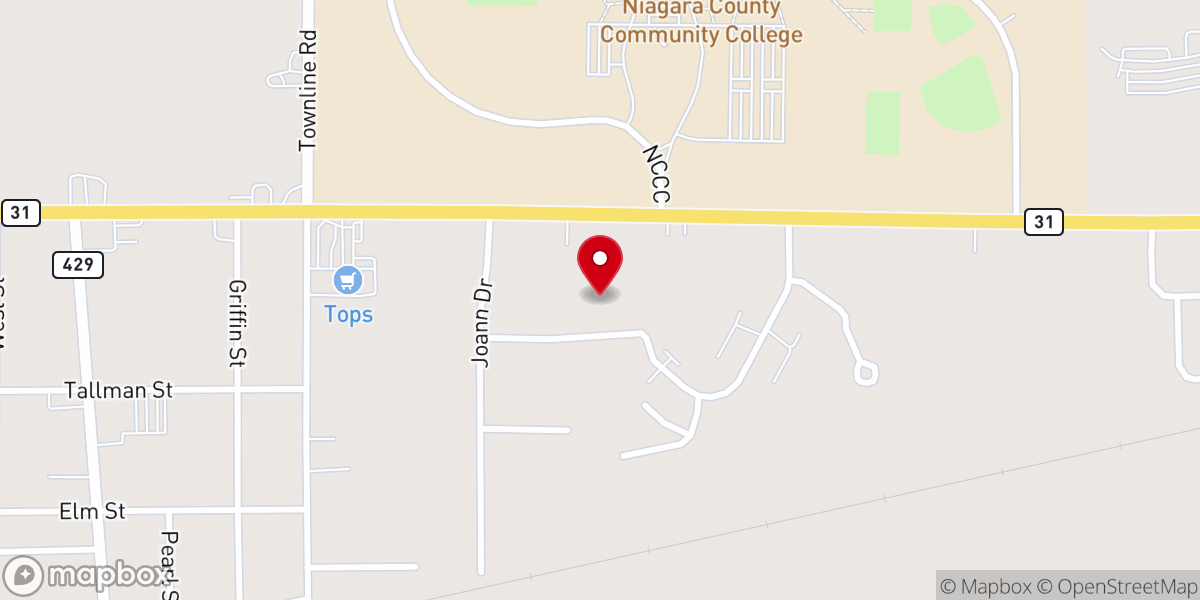Map showing location of St Peters Lutheran Church