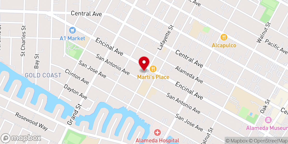Map showing location of St. Joseph Parish Center