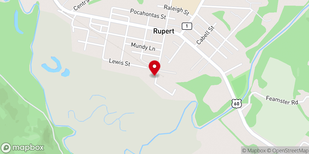 Map showing location of Pentecostal Church of God
