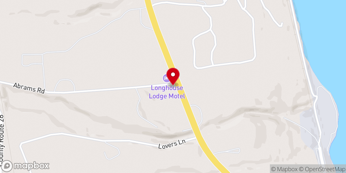 Map showing location of Lakeview Assembly of God