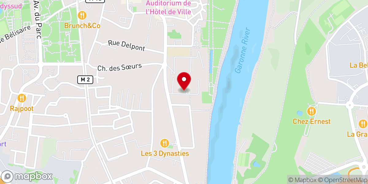 Map showing location of Monastère Sainte-Catherine communauté des béatitudes