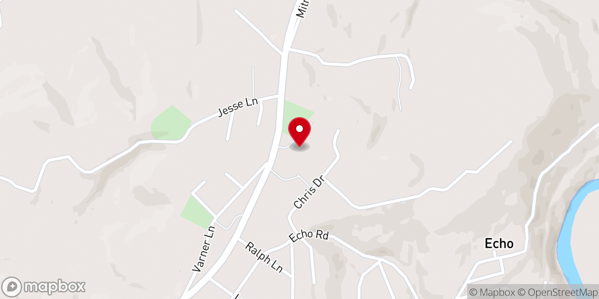 Map showing location of Summit Chapel United Methodist