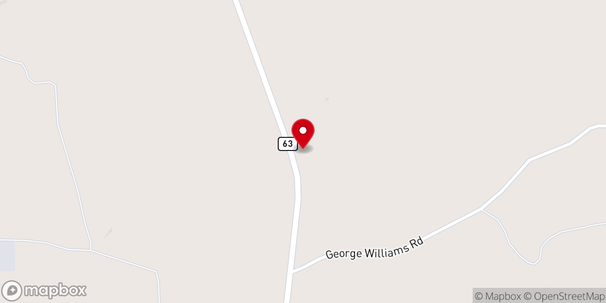 Map showing location of Canaan Missionary Baptist Church