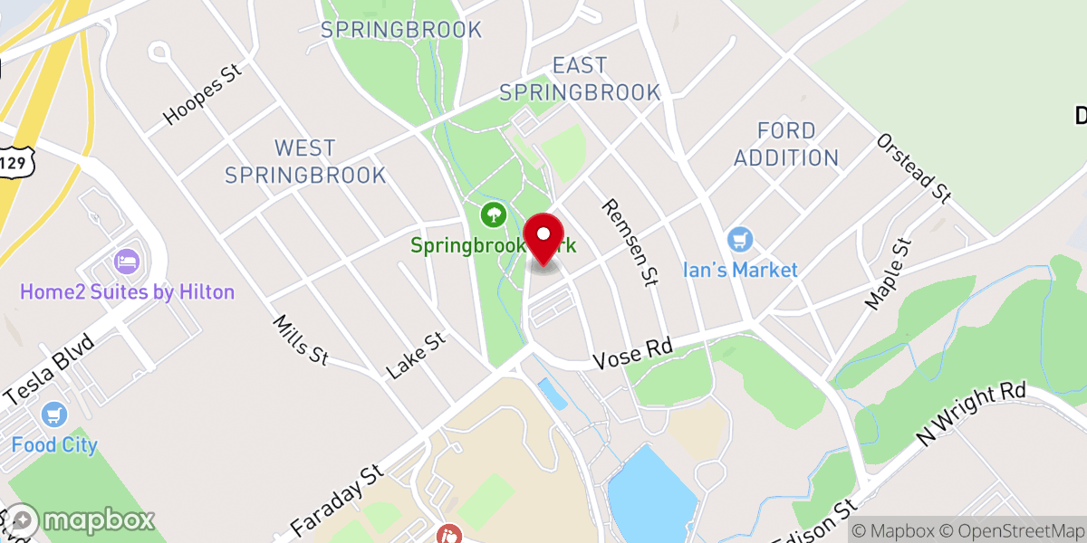 Map showing location of Alcoa First Methodist Church