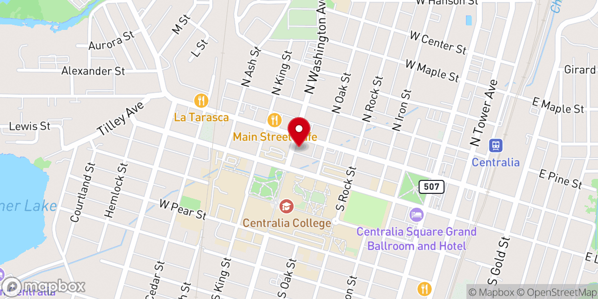 Map showing location of British Bites