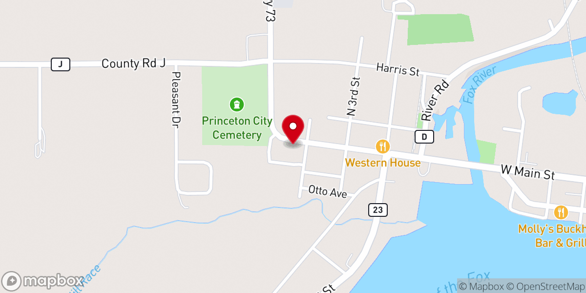 Map showing location of St John's Catholic School