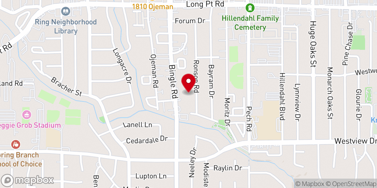Map showing location of ⛪ Houston Spanish Spring Branch SDA Church
