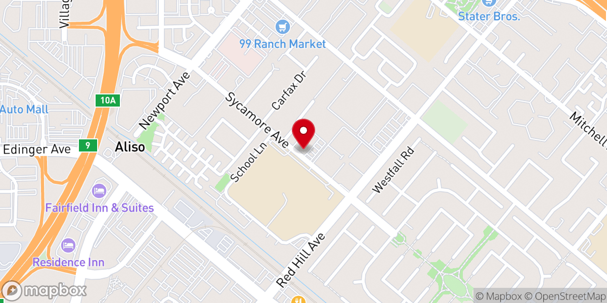 Map showing location of St. Cecilia Church