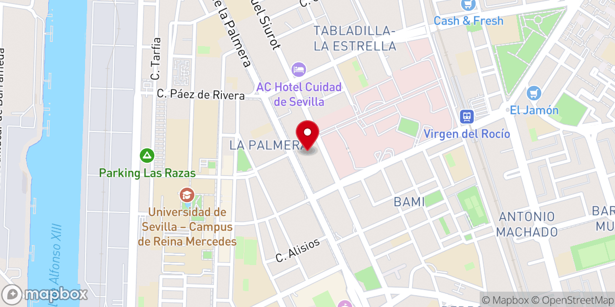 Map showing location of Hermandad Sacramental Y De La Virgen Inmaculada Del Corpus Chirsty