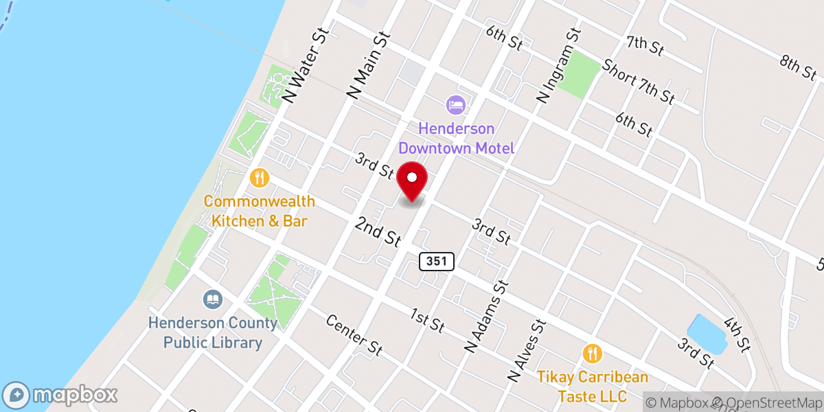 Map showing location of First United Methodist Church