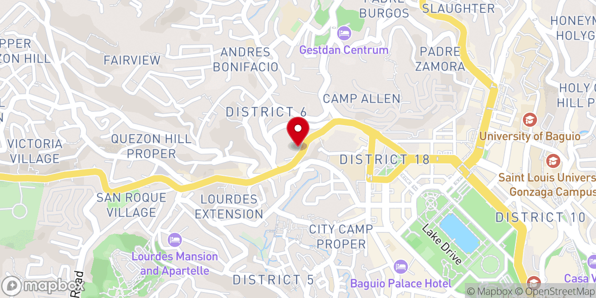 Map showing location of St. Vincent Ferrer Church