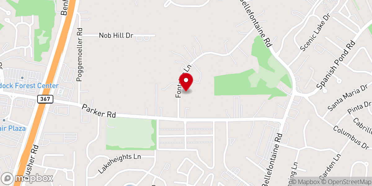 Map showing location of Empowered Church Cogic