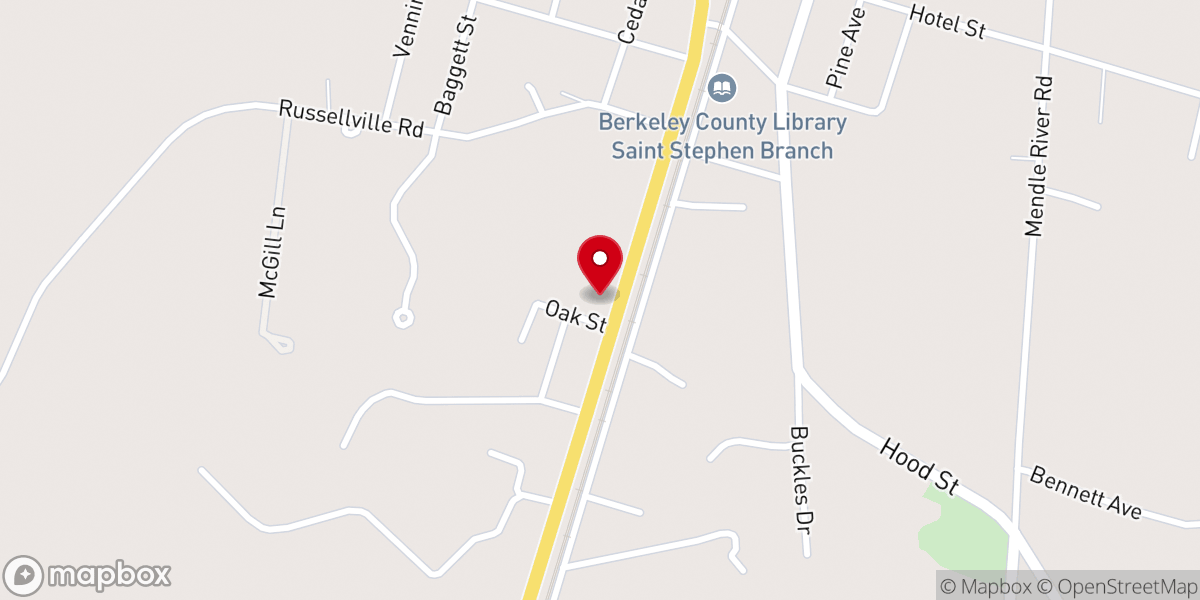 Map showing location of Open Door Ministries Furniture Store