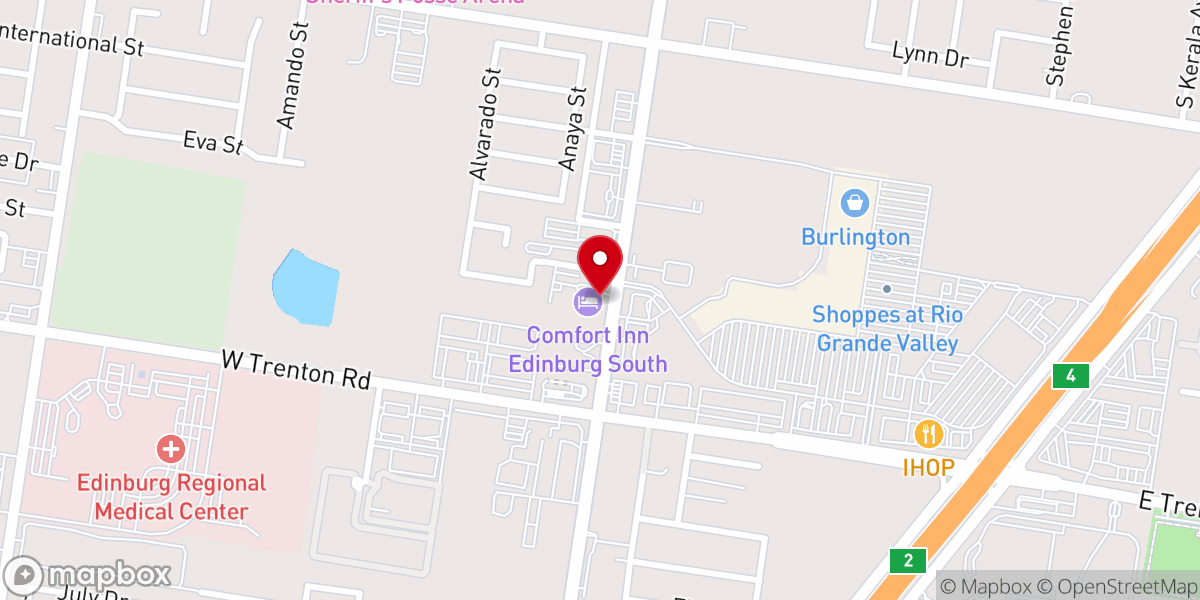 Map showing location of RCCG Lily of the Valley