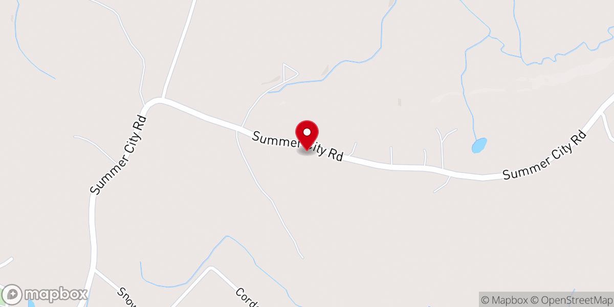 Map showing location of Community Freewill Baptist Church - Food Distribution Center
