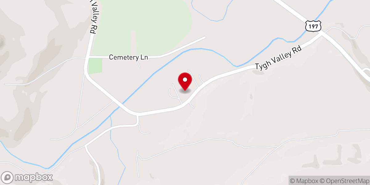 Map showing location of White River Christian Fellowship